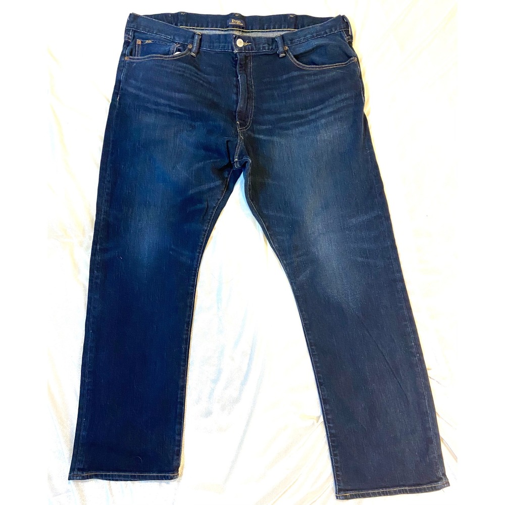 Polo Ralph Lauren Jeans Mens Dark Wash Stretch Denim 710781872001 Blue